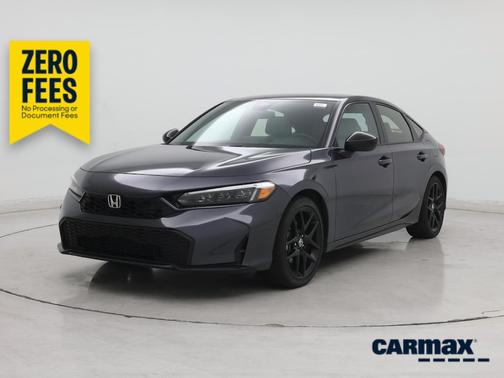 Gray 2025 Honda Civic Hybrid Sport