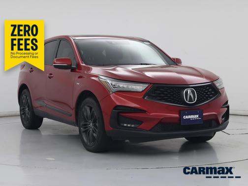 Red 2021 Acura RDX A-Spec