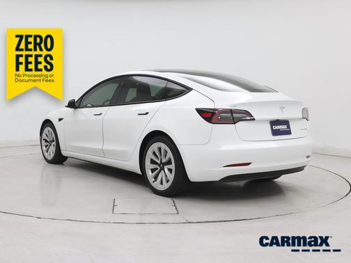 White 2022 Tesla Model 3 Long Range
