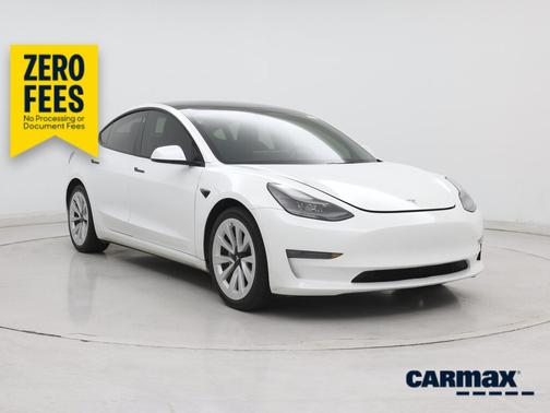 White 2022 Tesla Model 3 Long Range