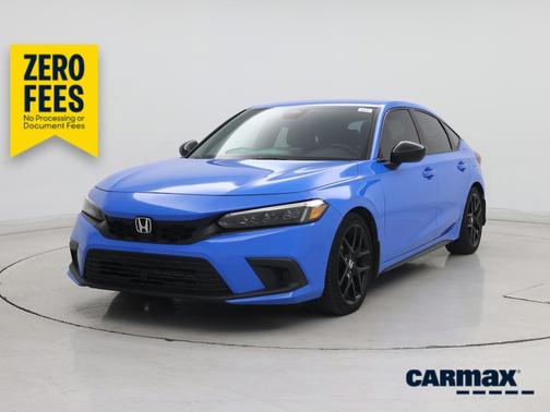 Blue 2024 Honda Civic Sport