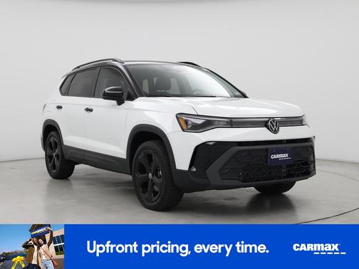 White 2025 Volkswagen Taos SE Black Edition