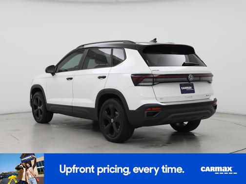 White 2025 Volkswagen Taos SE Black Edition