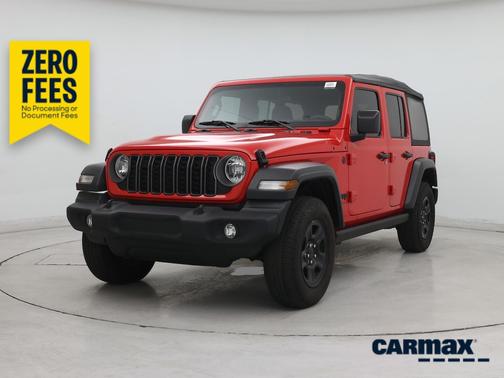 Black 2025 Jeep Wrangler Sport