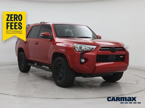 Red 2022 Toyota 4Runner SR5 Premium