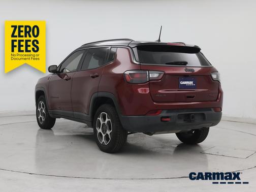 Red 2022 Jeep Compass Trailhawk