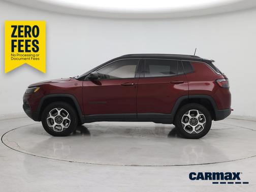 Red 2022 Jeep Compass Trailhawk
