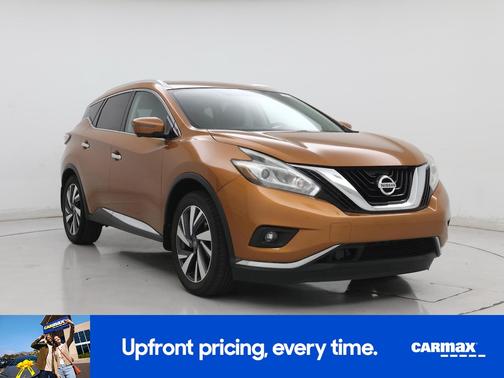 Orange 2017 Nissan Murano Platinum