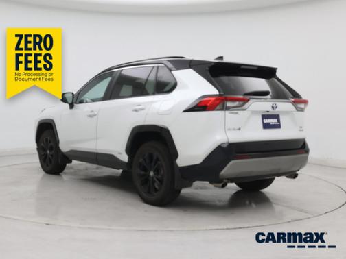 White 2023 Toyota RAV4 Hybrid XSE