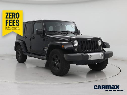 Black 2015 Jeep Wrangler Unlimited Sahara