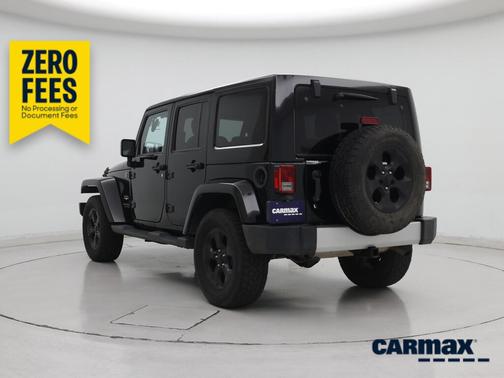 Black 2015 Jeep Wrangler Unlimited Sahara