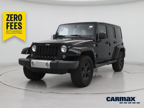 Black 2015 Jeep Wrangler Unlimited Sahara