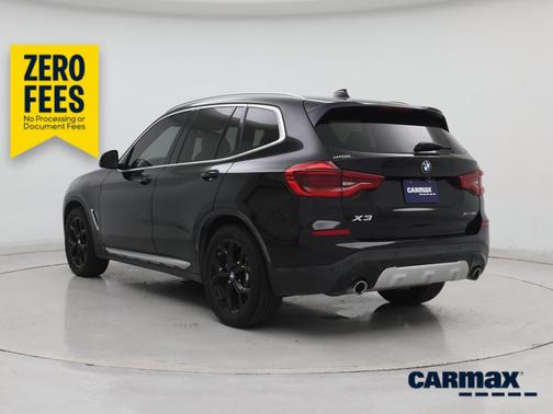 Black 2020 BMW X3 XDrive30i