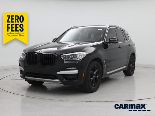 Black 2020 BMW X3 XDrive30i