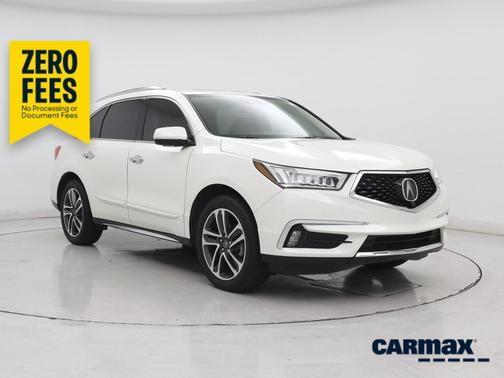 White 2017 Acura MDX Advance