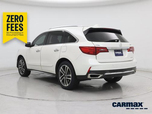 White 2017 Acura MDX Advance