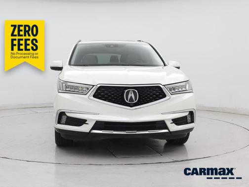 White 2017 Acura MDX Advance