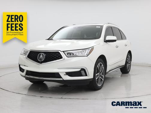 White 2017 Acura MDX Advance