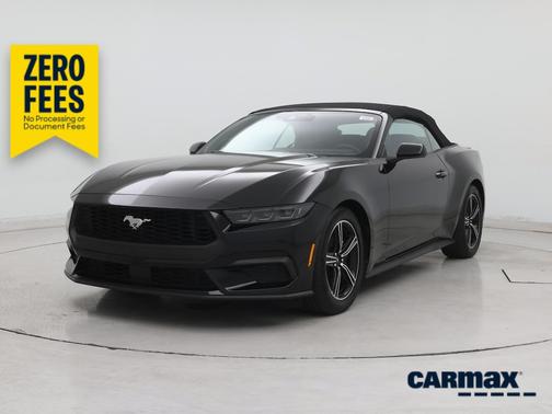 Black 2025 Ford Mustang Ecoboost Premium