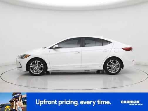 White 2018 Hyundai ELANTRA Limited