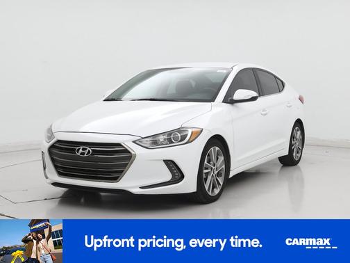 White 2018 Hyundai ELANTRA Limited