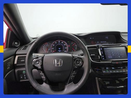 Red 2017 Honda Accord EX-L