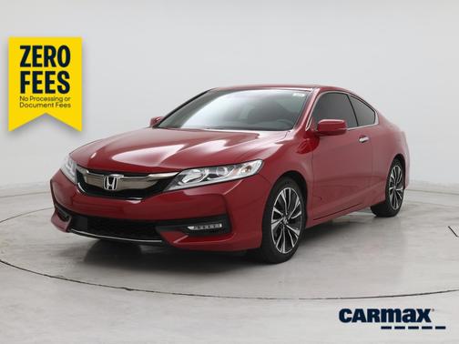 Red 2017 Honda Accord EX-L