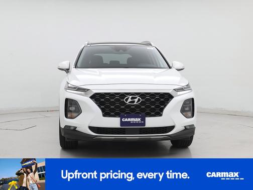 White 2020 Hyundai SANTA FE SEL