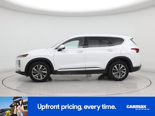 White 2020 Hyundai SANTA FE SEL