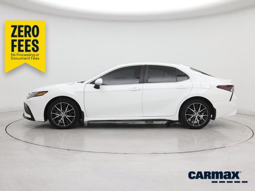 White 2023 Toyota Camry SE Night Shade