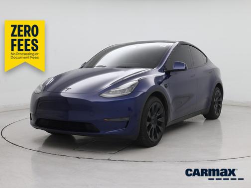 Blue 2022 Tesla Model Y Long Range