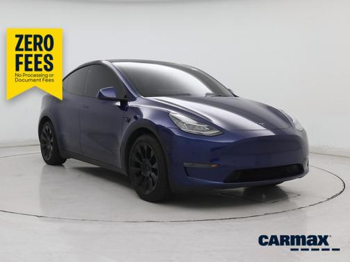 Blue 2022 Tesla Model Y Long Range