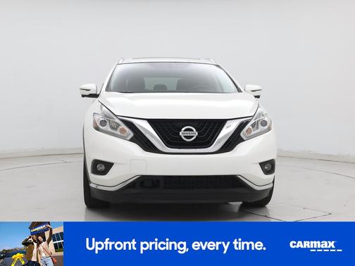 White 2017 Nissan Murano Platinum