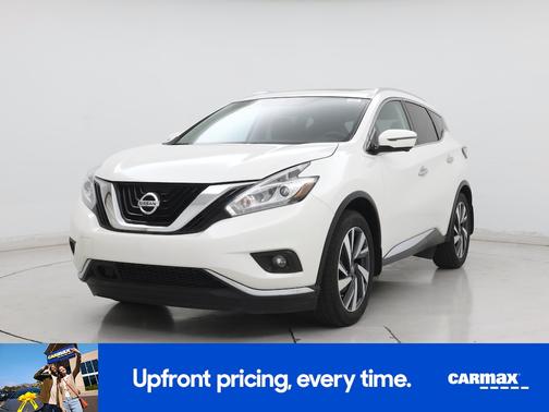 White 2017 Nissan Murano Platinum