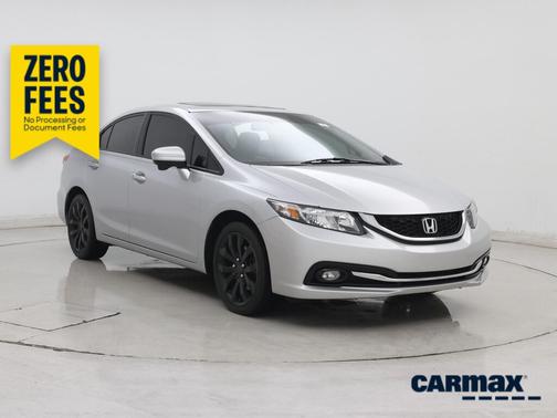 Silver 2015 Honda Civic EX-L
