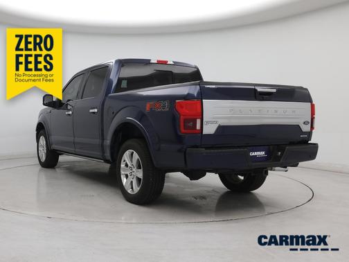 Blue 2018 Ford F-150 Platinum
