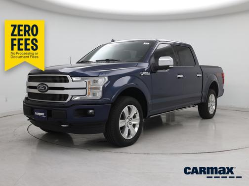 Blue 2018 Ford F-150 Platinum