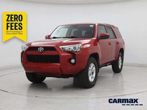 Red 2016 Toyota 4Runner SR5