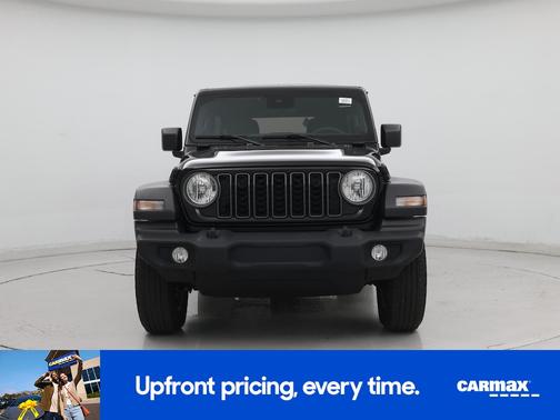 Black 2025 Jeep Wrangler Sport S