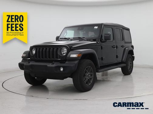 Black 2025 Jeep Wrangler Sport S