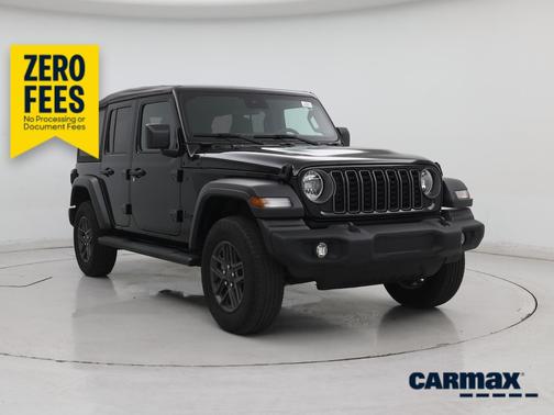 Black 2025 Jeep Wrangler Sport S