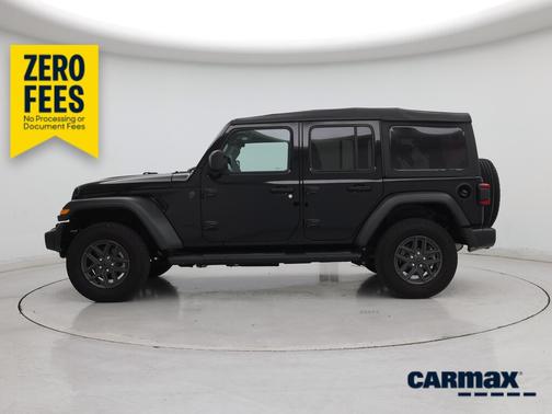 Black 2025 Jeep Wrangler Sport S
