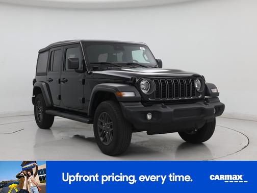 Black 2025 Jeep Wrangler Sport S
