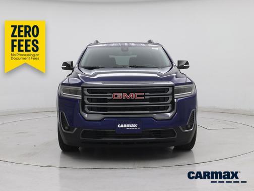 Blue 2023 GMC Acadia AT4
