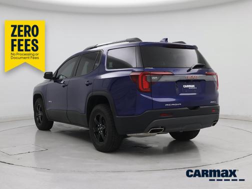 Blue 2023 GMC Acadia AT4