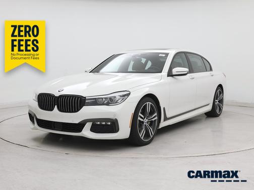 White 2019 BMW 740 I