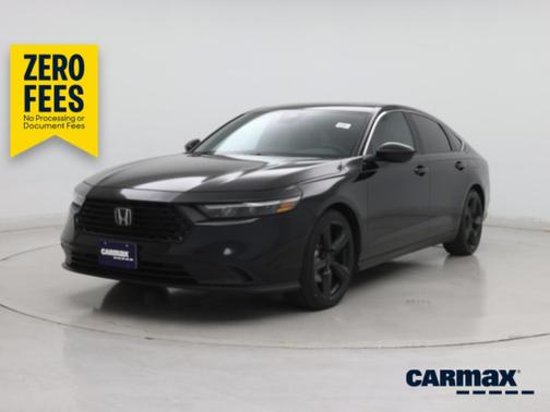 Black 2025 Honda Accord Hybrid Sport