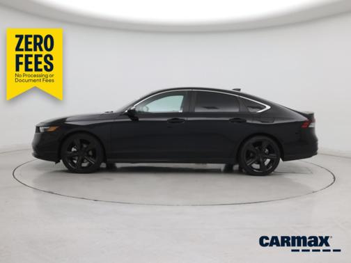 Black 2025 Honda Accord Hybrid Sport