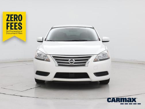 White 2015 Nissan Sentra SV