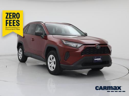 Red 2020 Toyota RAV4 LE